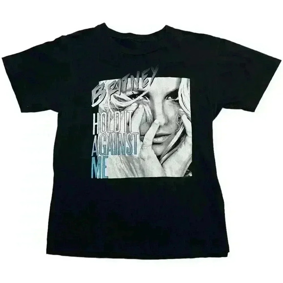 Tops - Britney Spears Hold It Against Me Pop Star T-shirt